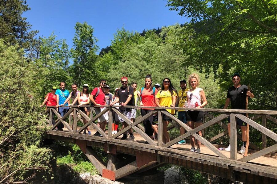 Olympus Highlights Hike - From Litochoro toward the mountain