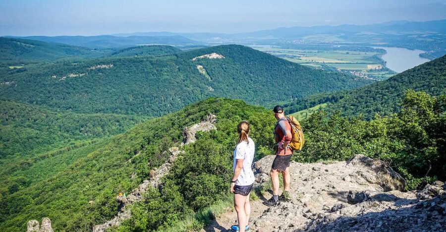 One Day Wonder Hike - The Essence of the Danube Bend - Predikaloszek and the Danube Bend view