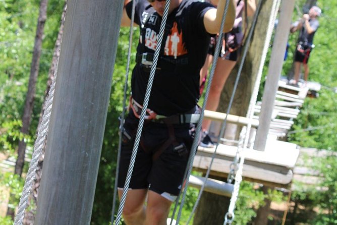 Orlando Tree Trek Adventure Park - The zipline payoff