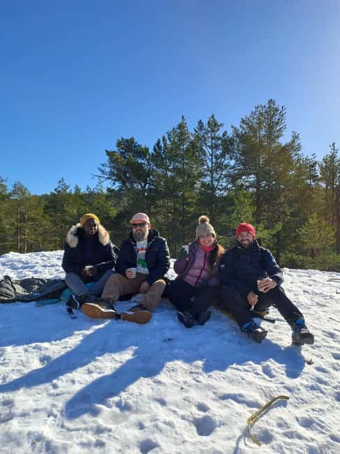 Oslo: Winter Wonderland Forest Hike and Campfire with a Dog - At a glance
