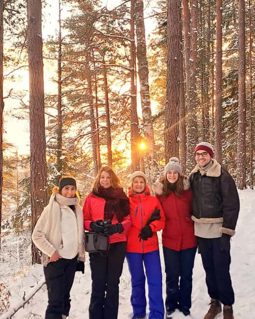 Oslo: Winter Wonderland Forest Hike and Campfire with a Dog - The easy train ride to Kolbotn