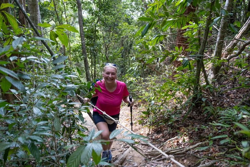 Phu Quoc: Tien Son Dinh 6-Hour Jungle Trekking Adventure - Climbing through Phu Quoc’s forest