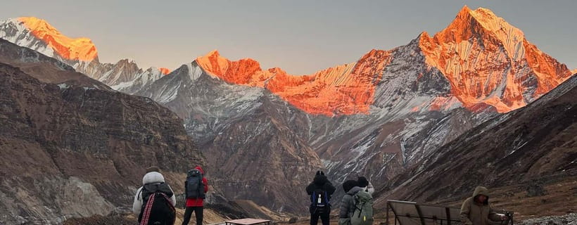 Pokhara: 7-Day Annapurna Base Camp Trek & Natural Hot Spring - Day two: Ghandruk to Chomrong, stone steps and wide views