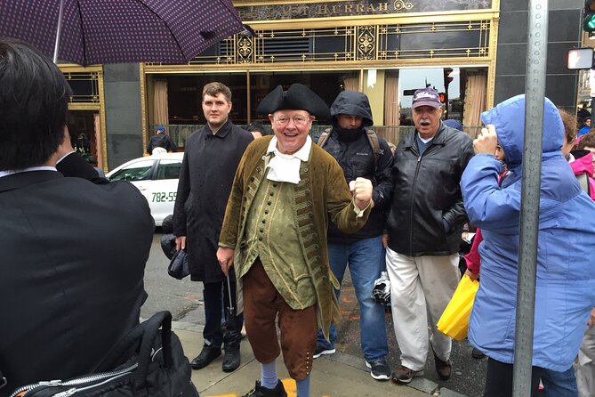 Private 1.5-Hour Freedom Trail Walking Tour with Costumed Guide - Following the red-brick path from Boston Common