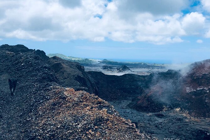 Private Electric Bike Tour with Lava Hike in Pāhoa - Riding across the 2018 eruption area