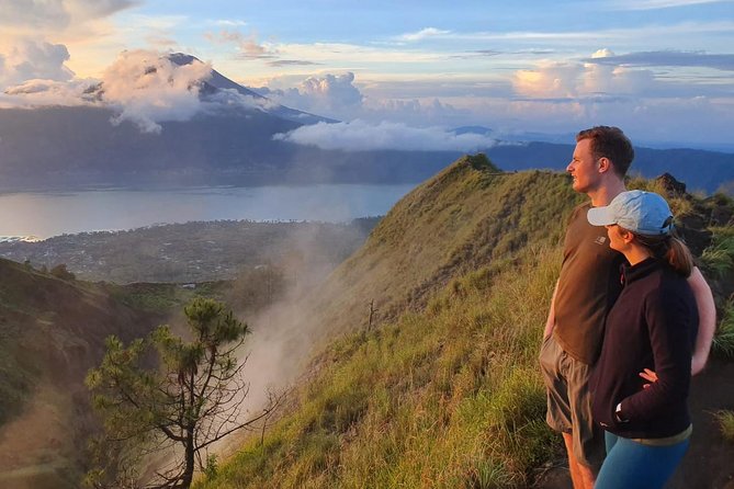 Private Tour Mount Batur Sunrise Trekking and Natural Hot Spring - Reaching the 1,717-meter summit