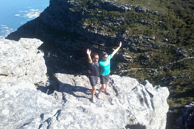 Privately guided Table Mountain hike - The climb: expect real work on sandy rock