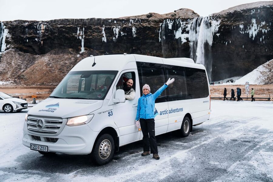 Reykjavik: Glacier Hike & South Coast Day Tour - Skógafoss delivers the big waterfall view