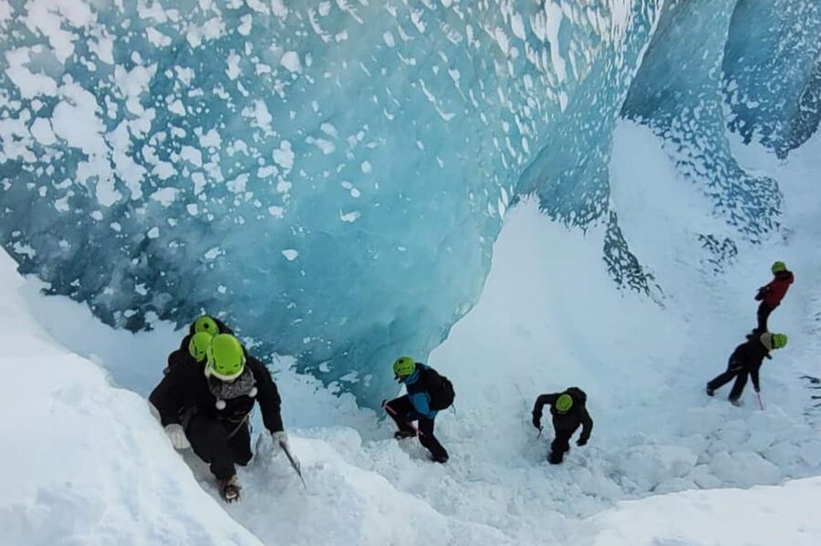 Reykjavik: Glacier Hike, Waterfalls and Black Sand Beach - Reynisfjara, black sand, and Atlantic power