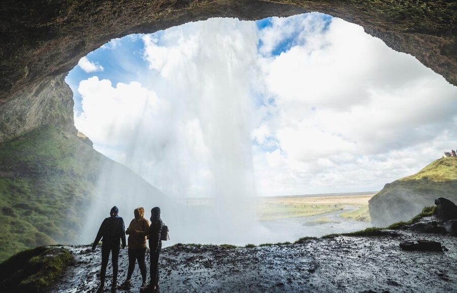 Reykjavik: South Coast, Glacier Hike & Northern Lights Combo - Walking on Sólheimajökull with glacier equipment