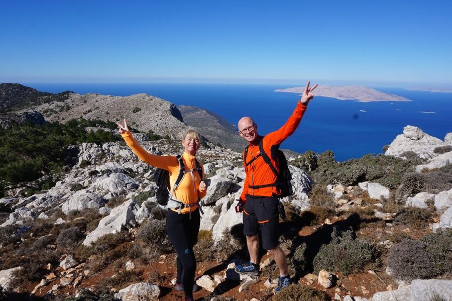 Rhodes: Hiking Tour to the Summit of Akramitis with Photos - The pine-forest descent