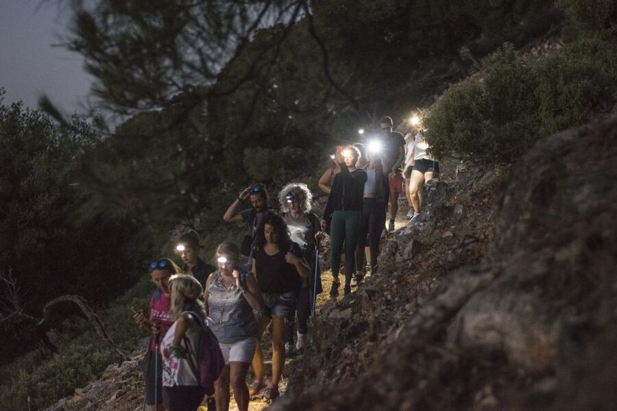 Rhodes: Profitis Ilias Guided Sunset Hike - Reaching the church of Profitis Elias