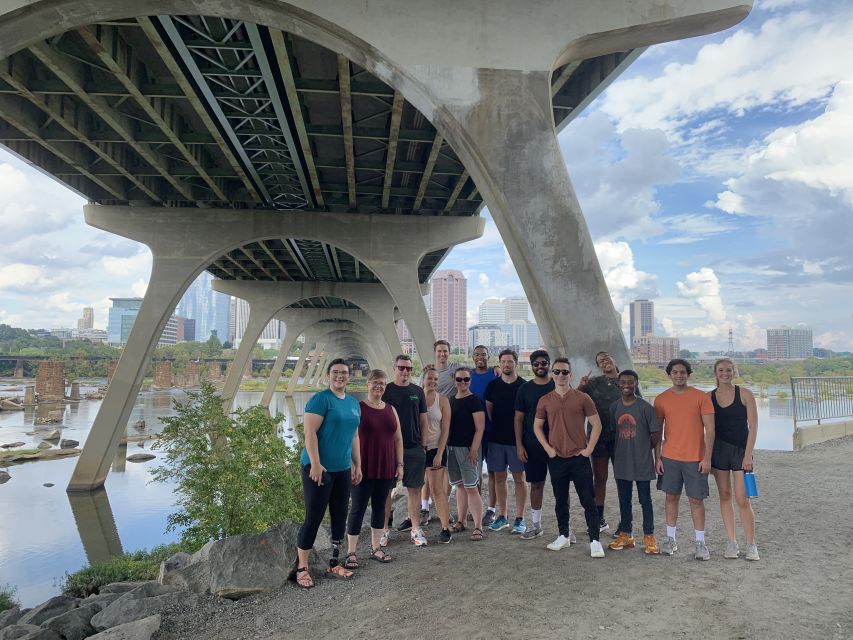 Richmond: Guided Hike in James River Park - Manchester Climbing Wall Park and the old bridge ruins
