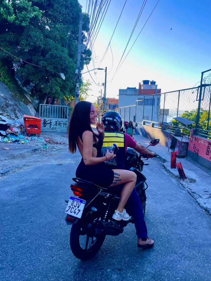Rio de Janeiro: Dois Irmãos Peak Sunrise, Day or Sunset Hike - The moto-taxi ride to the trailhead