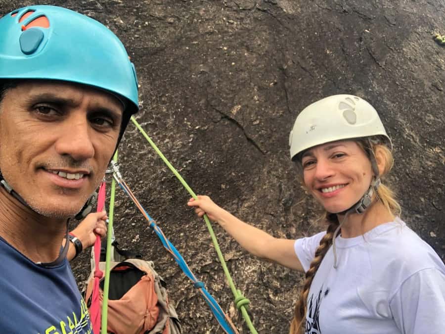 Rio De Janeiro: SUGARLOAF MOUNTAIN HIKE & CLIMB - The 20-meter wall is the moment of truth