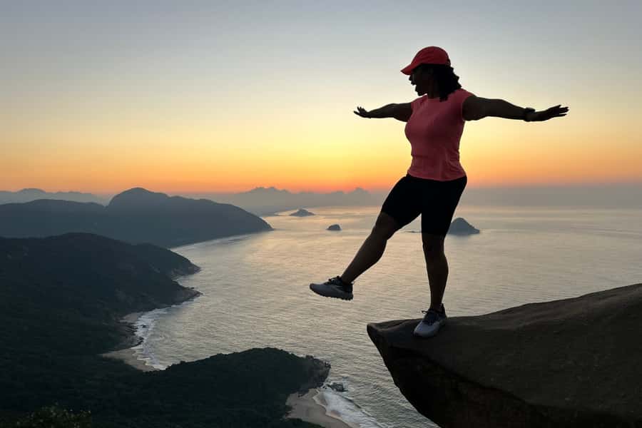 Rio de Janeiro: Telegrafo Rock Hike with Optional Beach Stop - The view from 354-meter Telégrafo Rock