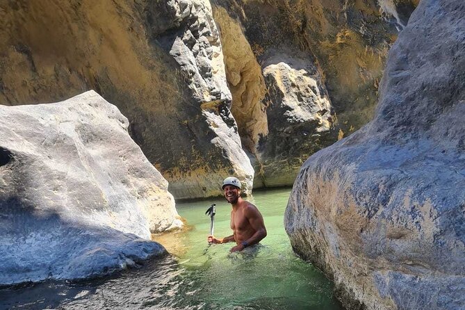 River Trekking at Kourtaliotiko Gorge Waterfalls to Preveli Beach - Practical preparation for the gorge