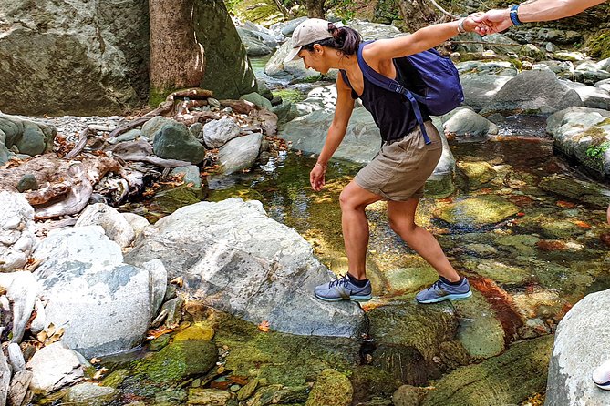 River Trekking to the Waterfall in Andros - The return by hiking passage
