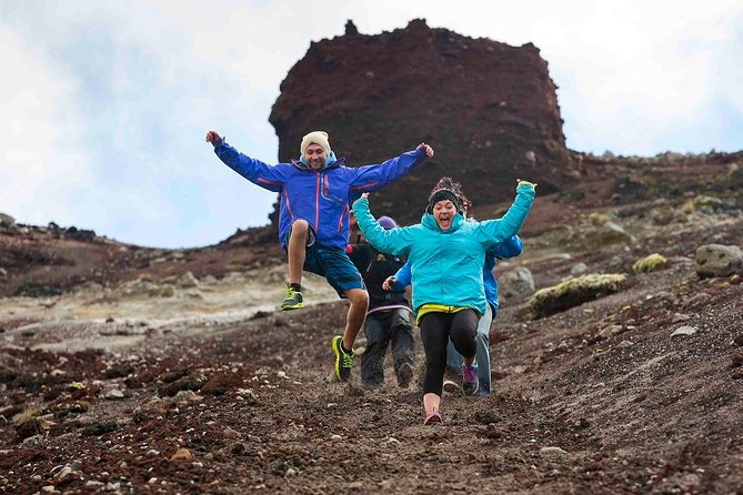 Rotorua Hiking: Mt Tarawera Guided Volcanic Crater Experience - The climb to the crater rim