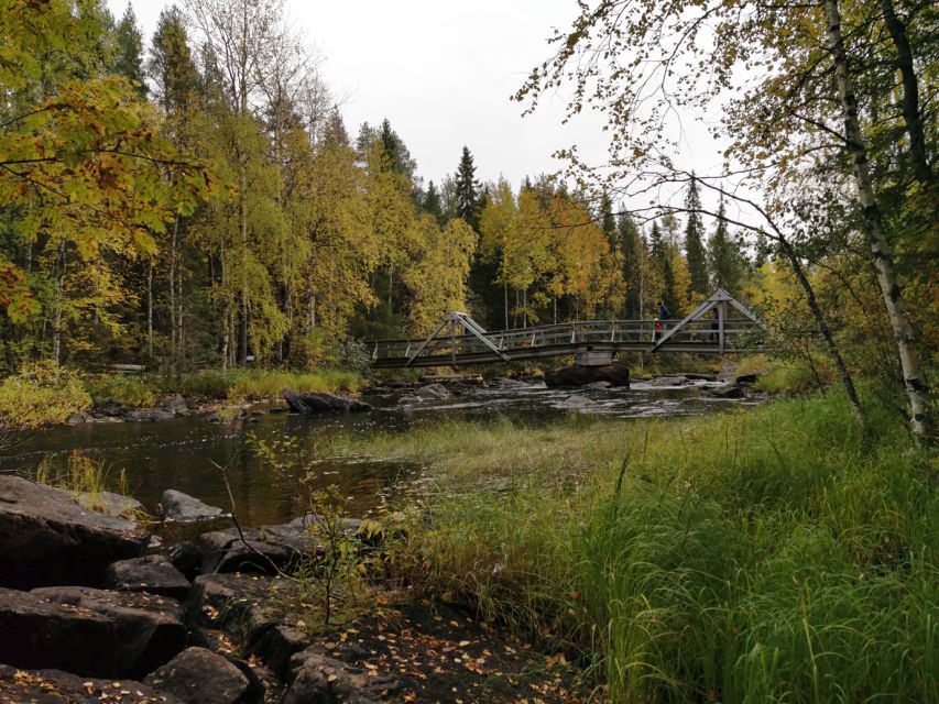 Rovaniemi: Vaattunki Hiking Arctic Circle Trail - Sausages and hot drinks by the fire