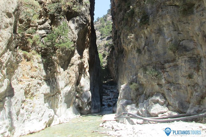 Samaria Gorge Trek: Full-Day Excursion from Rethymno with Guide - Walking through the gorge, one rough section at a time