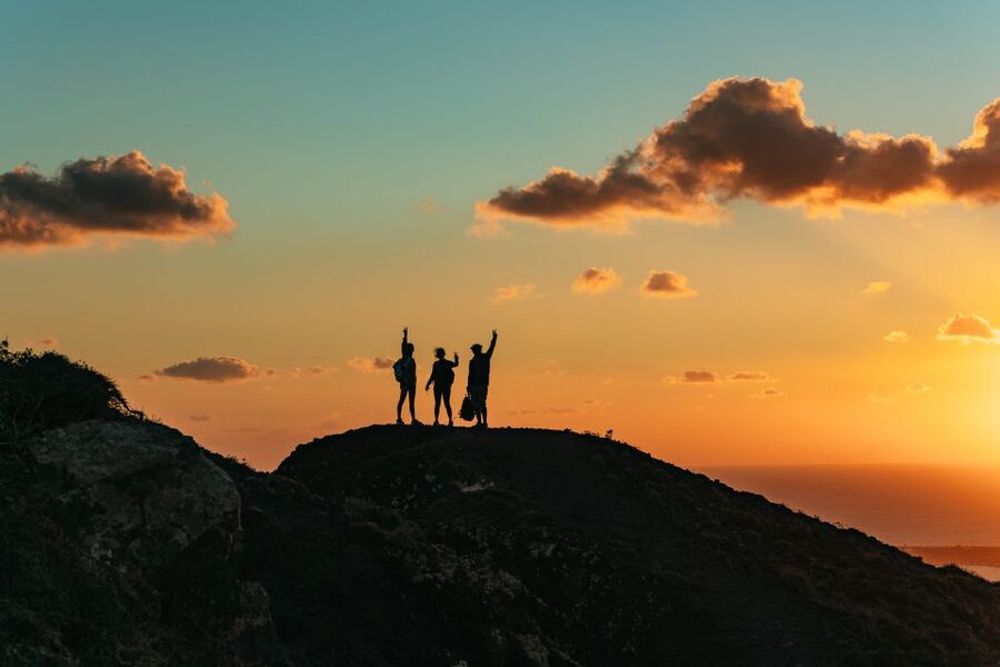 Santorini: Caldera Trail Guided Hike and Sunset Viewing - Skaros Rock and the move onto natural paths