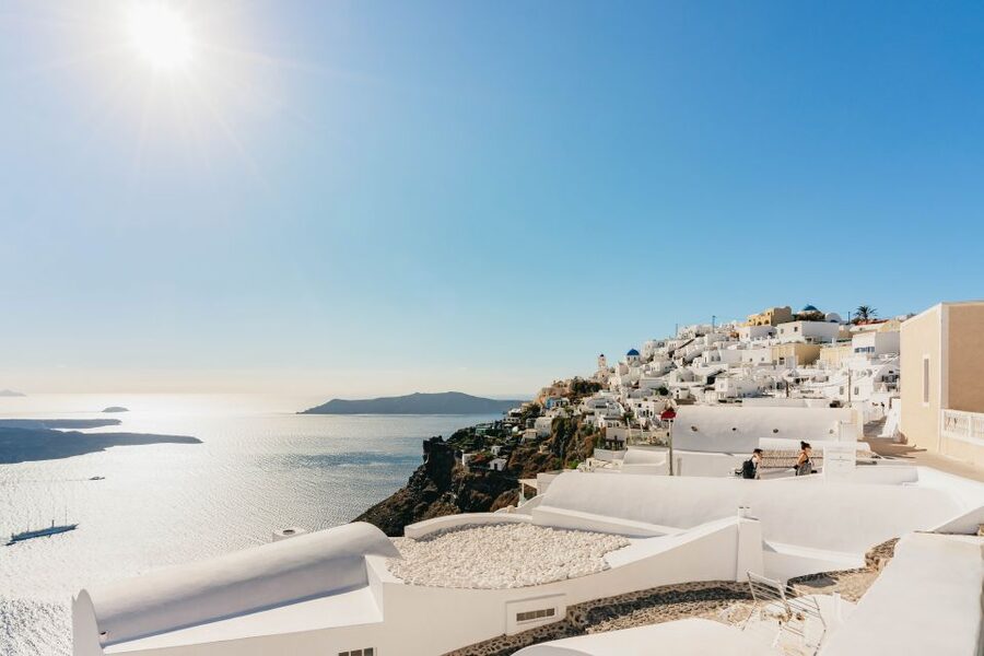 Santorini: Caldera Trail Guided Hike and Sunset Viewing - The Prophet Elias chapels and the picnic stop