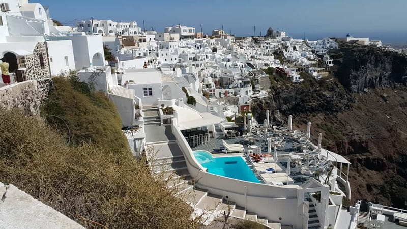 Santorini: Fira to Oia Caldera Hike with Guide - Firostefani: a gentle start with classic Santorini views
