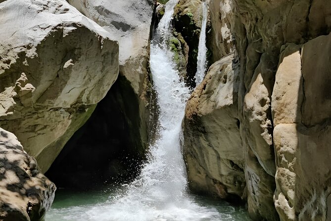 Sarakina Gorge hiking & swim Adventure - Jeep Safari South Crete - A proper Cretan meal in Mýthoi