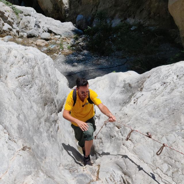 Sarakina Gorge - Southern Crete hiking & swim Adventure - Kroustas Pine Forest adds real off-road flavor