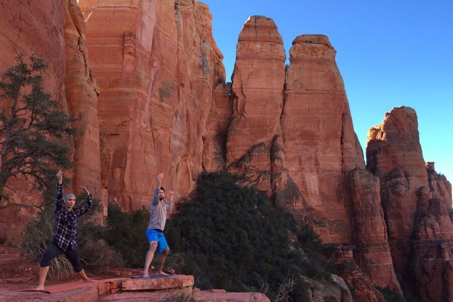 Sedona: Vortex Yoga Hiking Half-Day - Reaching a quiet Sedona vortex