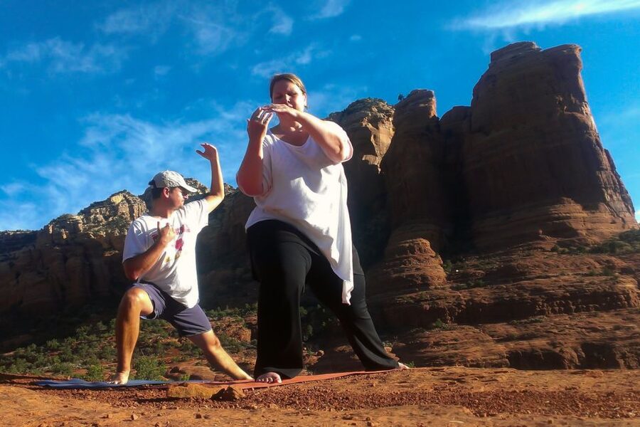 Sedona: Vortex Yoga Hiking Half-Day - Adding crystals and essential oils
