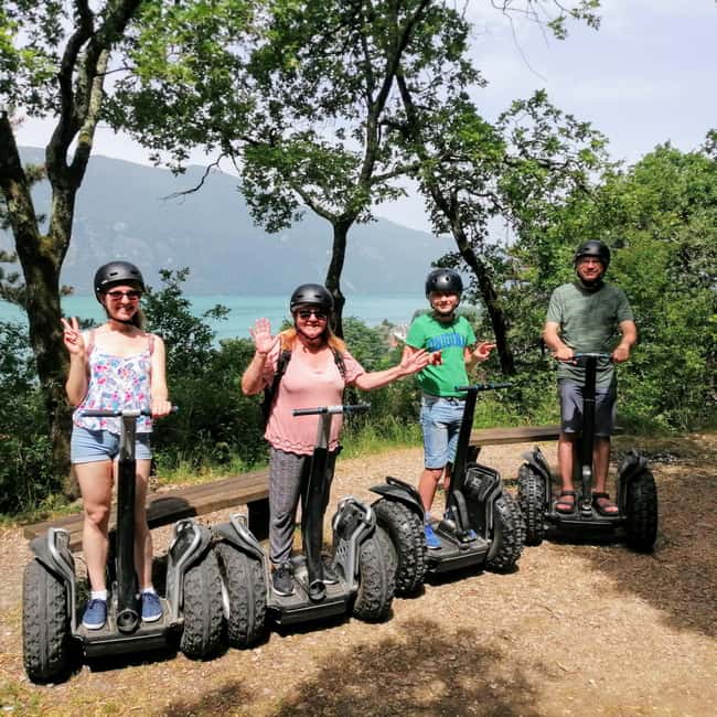 Segway hike 2h00 Aix les Bains between lake and forest - Key points at a glance