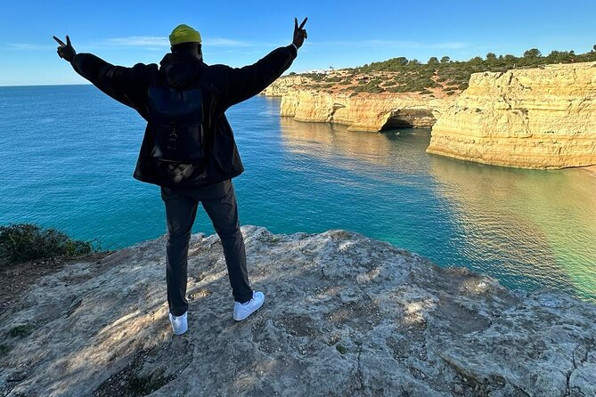 Seven Hanging Valleys Guided Hiking Tour from Albufeira - Carvalho Beach gives the first major photo stop