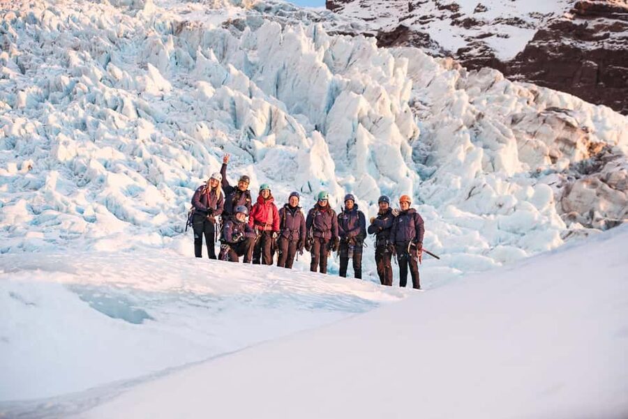 Skaftafell: Blue Ice Maze Glacier Hike on Vatnajökull - From Skaftafell Base Camp to the glacier tongue