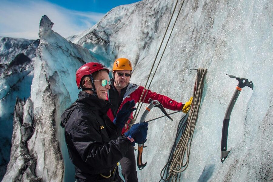 Skaftafell: Glacier Hike and Ice Climbing Guided Experience - From Skaftafell to Falljökull’s blue ice