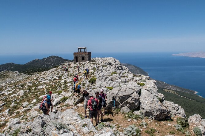 Small Group Hiking on Mount Akramitis in Rhodes - St. John Church adds a quieter pause