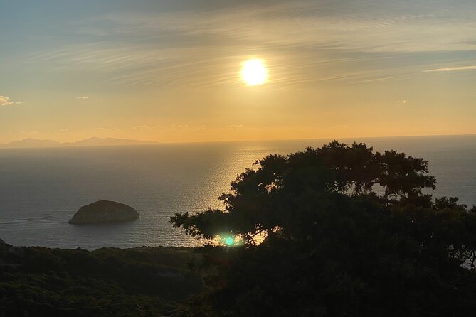 Small Group Hiking Sunset in Monolithos - What the small group and private transfer add