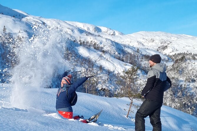 Snowshoe hiking in Bergen - Public tour - Who will enjoy this snowshoe outing?