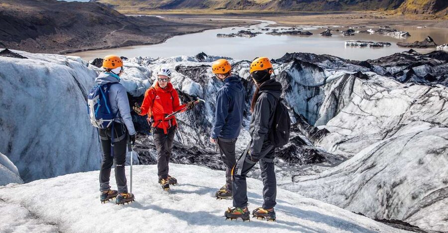 Sólheimajökull: Guided Glacier Hike - Crevasses, ice ridges, and meltwater holes