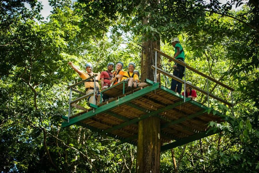 St Lucia Ultimate 3 Package: Aerial Tram Zip Line & Hiking - The Tram Ride Into the Reserve