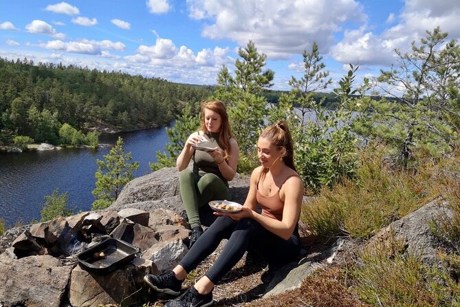 Stockholm: Nature Reserve Hiking Tour with Campfire Lunch - Two hours through forest and granite