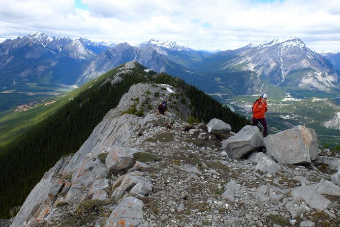 Sulphur Mountain Highline Trek in Banff - Riding up before the ridge hike