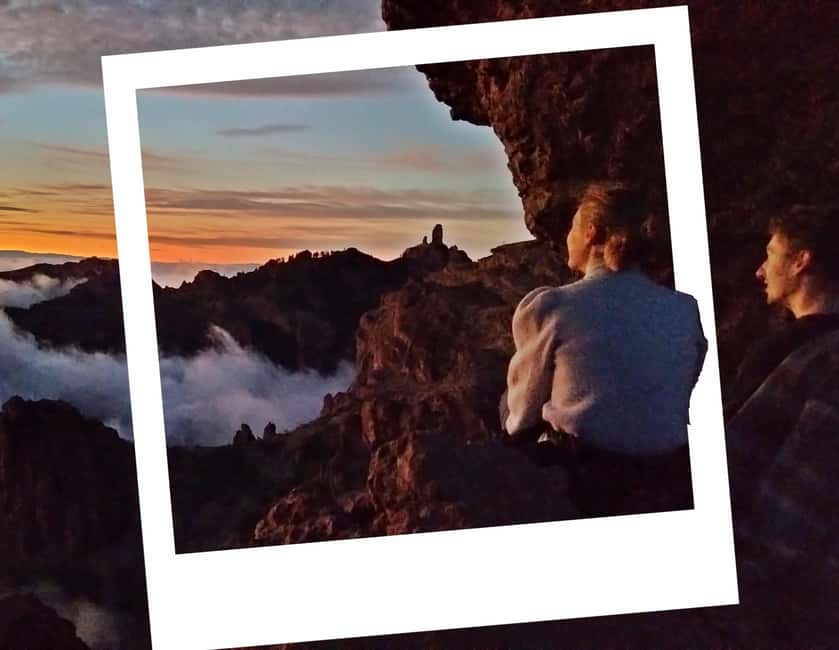 Tejeda: Sunset & Night Sky Guided Astronomy Hiking Tour - Sunset with Roque Nublo and Teide