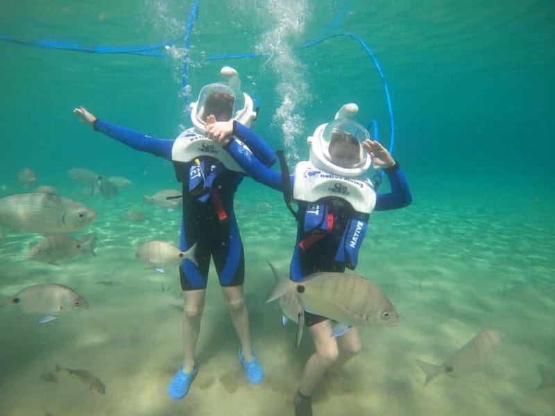 Tenerife: Underwater Walk - Sea Trek Experience - Why the helmet works well for non-swimmers