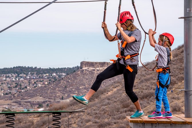 The EDGE: Epic Sky Trek - Choosing between green, blue, and black routes