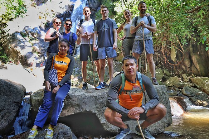Trek to a Jungle Waterfall - Reaching the 10-meter waterfall