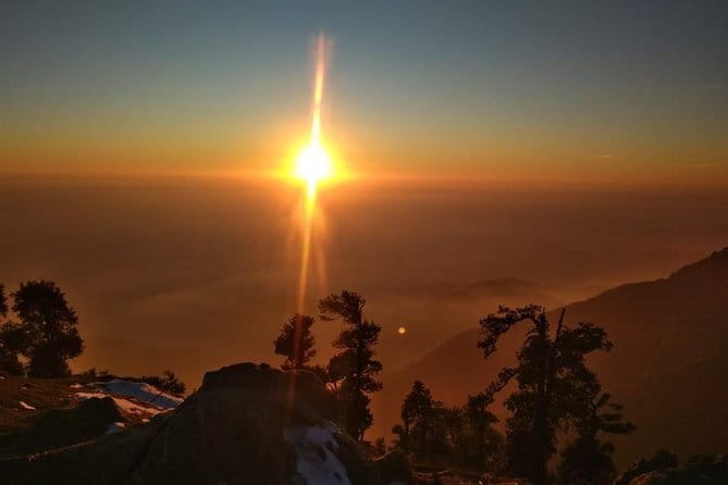 Triund Trek & Snow Line Trek - The walk toward Bhagsu Waterfall