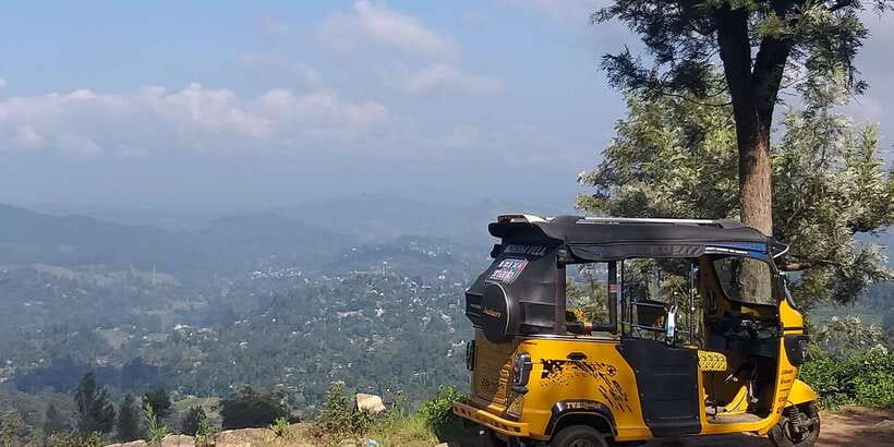 Tuk-Tuk Safari Liptons seat,Tea Fields Hike,TeaFactory Tour - A picnic with a sensible rainy-day backup