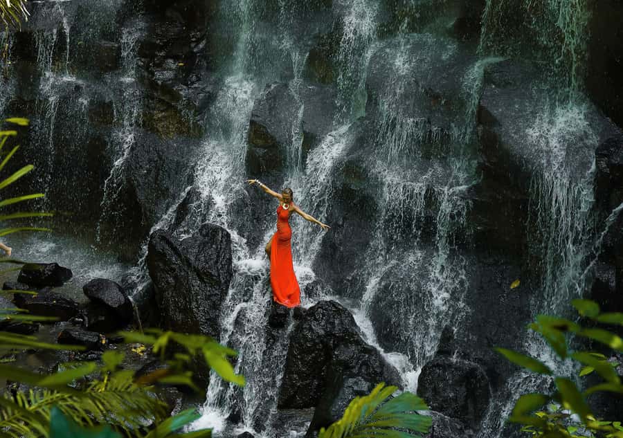 Ubud: Rice Terrace, Holy Water Temple & Waterfalls Trek Tour - Ceking Rice Terrace, Bali’s most photographed stop